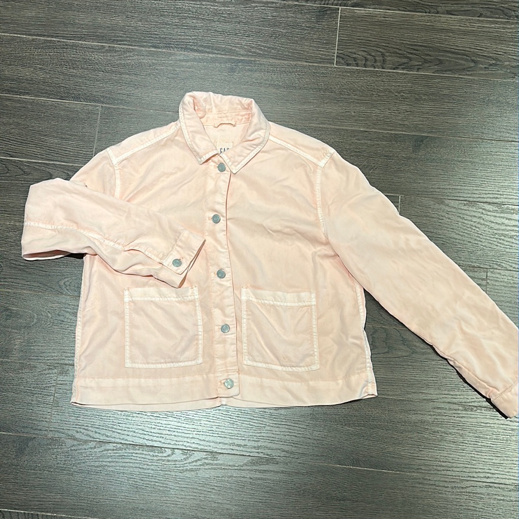 Gap Pink Denim Button Down